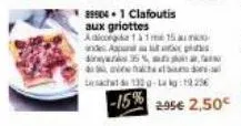 895041 clafoutis aux griottes adicegda 11 m 15 m indes appunta  nyeres35% o dades taches  lesachet de 1300-kg: 12256  -15% 295€ 2,50 