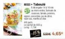 14416  80323 - Taboulé Aaka arroces Sonck cacas po  signos, cond  Last 600 7.75€  -15%  ரிங்லீ?! 