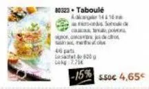14416  80323 - taboulé aaka arroces sonck cacas po  signos, cond  last 600 7.75€  -15%  ரிங்லீ?! 