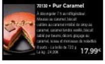 70130 Pur Caramel  culiacarmalin  fal pur teur diaroe  cara atas 8pats Labcd722  17,99€ 