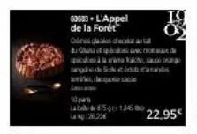 60983. l'appel de la forêt  உயேளடிஸ்க  26256  10 part  label 875-1.54500  de siddara  os  22.95€ 