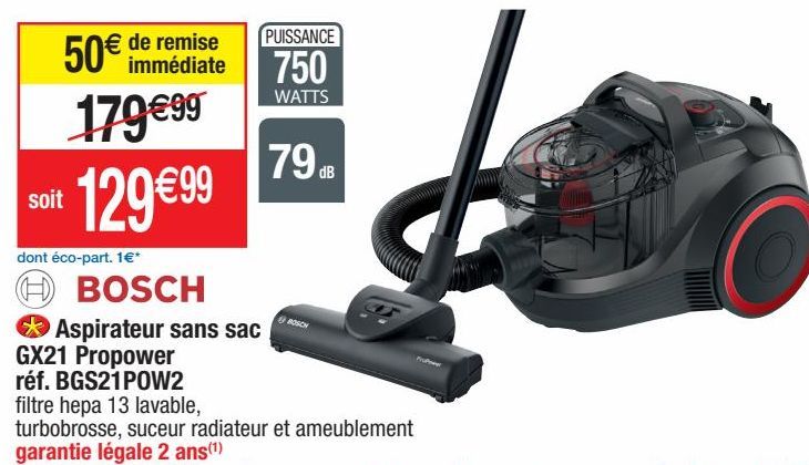 aspirateur sans sac Bosch