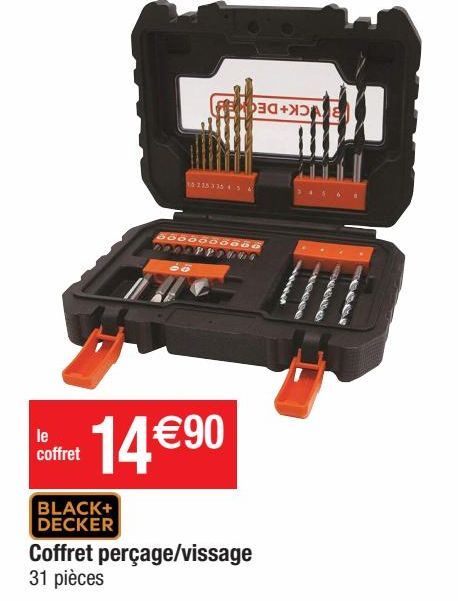 boîte à outils Black & Decker