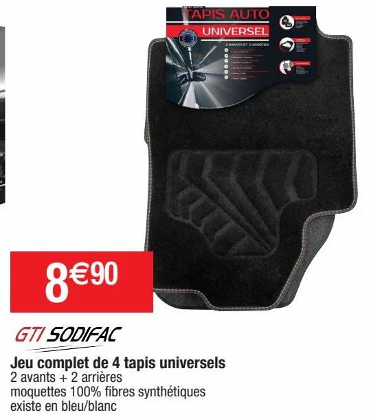 tapis de voiture