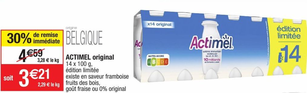 lait Actimel