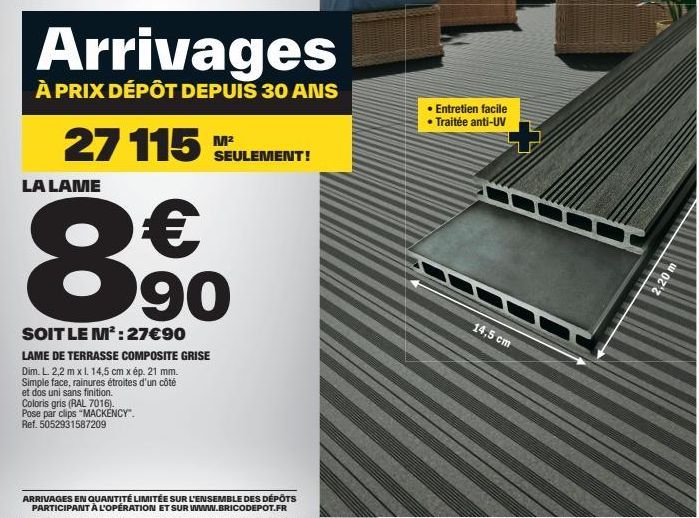 ensemble de terrasse 3M