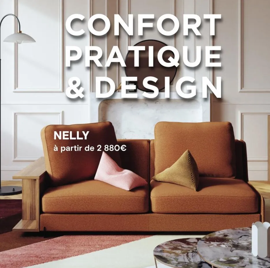 confort pratique & design  nelly  à partir de 2,880€  