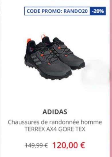 chaussures de randonnée Adidas