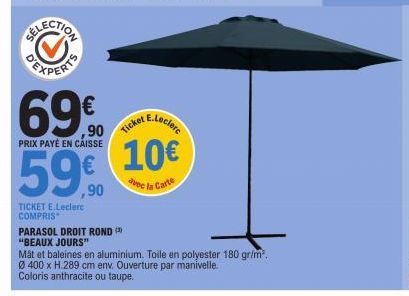 parasol E.Leclerc