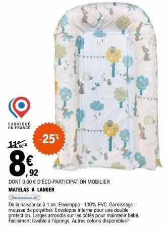 babyCalin Housse de Matelas à Langer Blanc 50 X 70 cm : : Bébé et  Puériculture