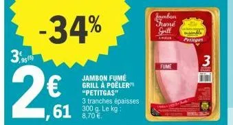 jambon fumé 