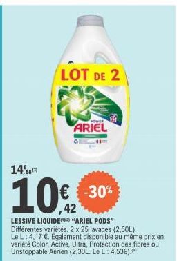 lessive liquide Ariel