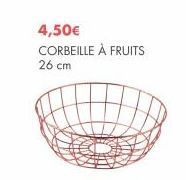 4,50€ CORBEILLE À FRUITS 26 cm 