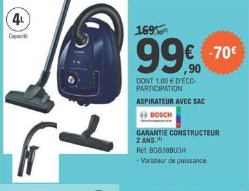 aspirateur avec sac Bosch