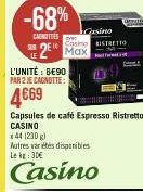 capsules de café 