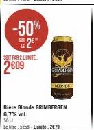 bière blonde Grimbergen