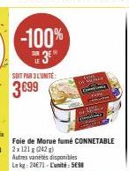 foie de morue Connetable