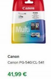 Canon  in  Multi  41,99 €  Canon  Canon PG-540/CL-541  POMA  540 541 