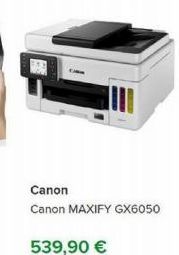 Canon  Canon MAXIFY GX6050  539,90 € 