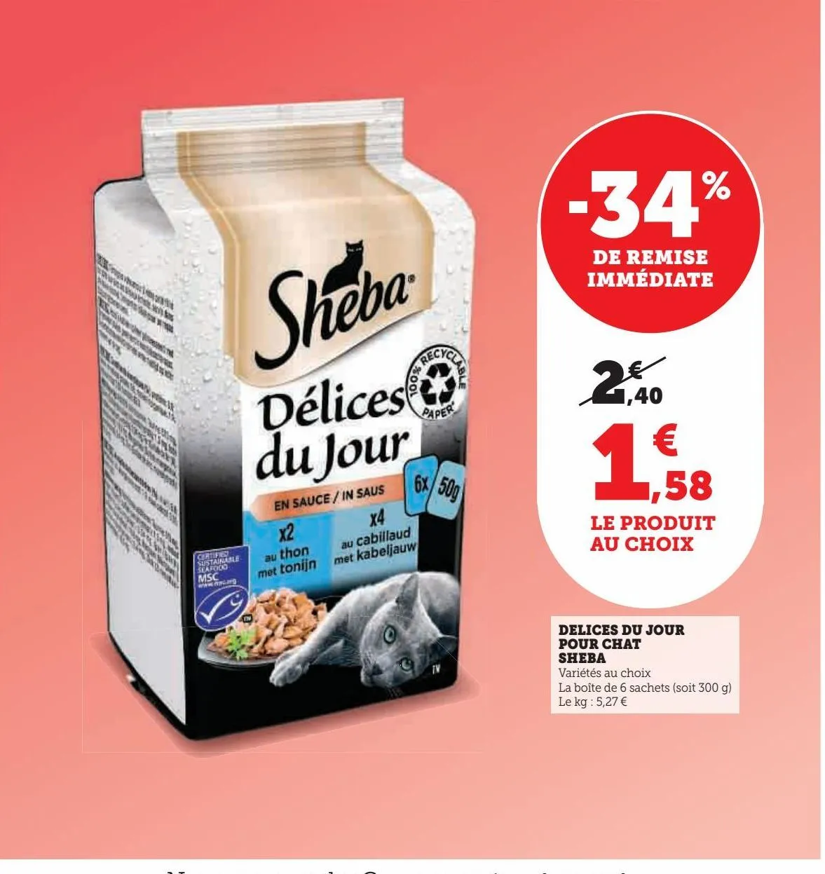 delices du jour pour chat sheba