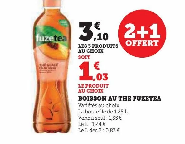 boisson au the fuzetea