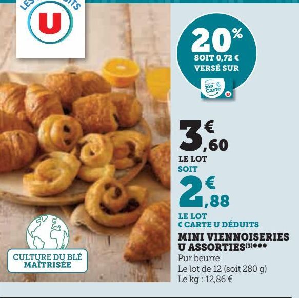 MINI VIENNOISERIES  U ASSORTIES