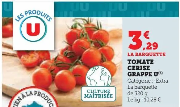 tomate  cerise  grappe u