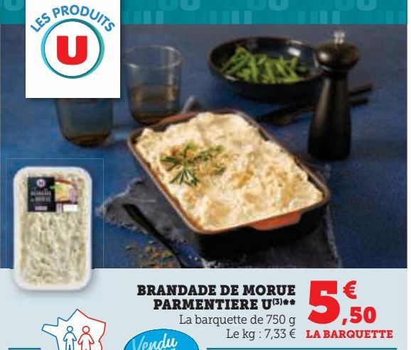 BRANDADE DE MORUE  PARMENTIERE U