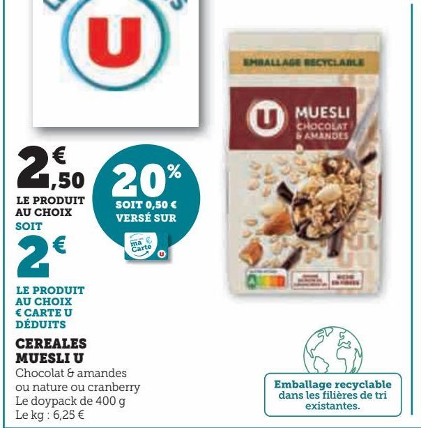 CEREALES  MUESLI U