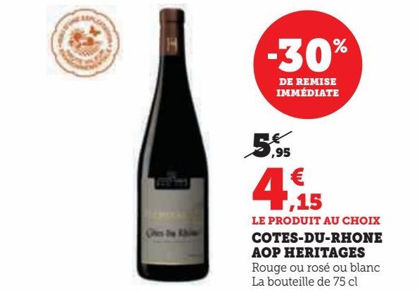 COTES-DU-RHONE  AOP HERITAGES