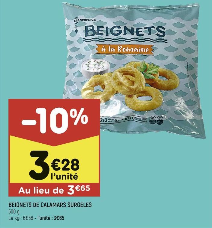 BEIGNETS DE CALAMARS SURGELES 