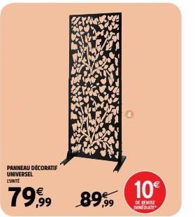 PANNEAU DÉCORATIF UNIVERSEL L'UNITÉ  79,99  ed  10€  DE REMISE IMMEDIATE 