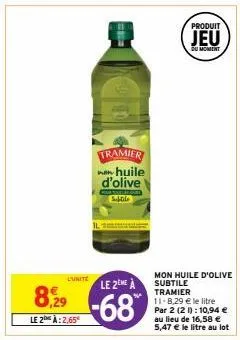 huile d'olive tramier