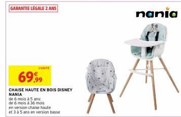 chaise haute Disney