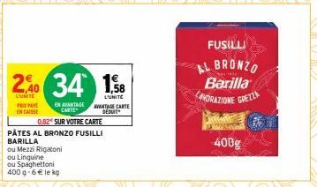 fusilli Barilla