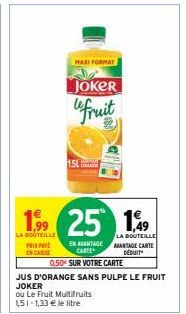 jus d'orange Joker