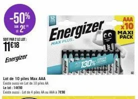 piles energizer