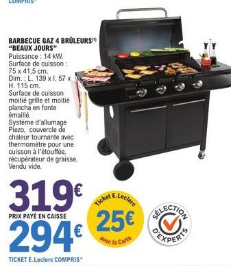 barbecue E.Leclerc