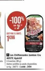 jambon aoste