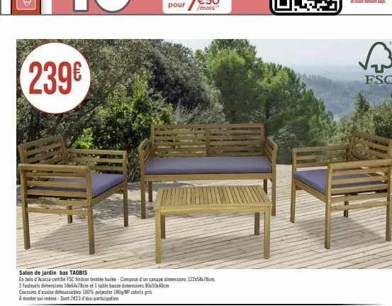 239€  fsc 