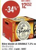 -34%"  FORMAT SPECIAL  A  Goudale 