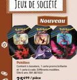 Pokibox  Contat& carte proble  1 carte  Da  2599/pice  Nouveau 