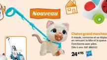 Nouveau  Chaton grand marcheur male, et place  la tet la  Fonctions avec les Die R  24 €95 