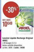 lessive liquide Ariel