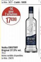 vodka Eristoff