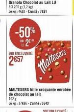 chocolat au lait Maltesers