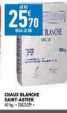 40  25%0  MALE KE  CHAUX BLANCHE SAINT-ASTIER  UL  BLANCHE  13, 