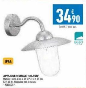 IP44  34,⁹0  Set-pet  EGLO 