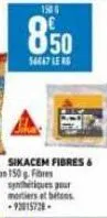 850  54647lerg  sikacem fibres & 150 g fibres syntiques pour mortiers et betons -9201728-