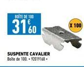 BOITE DE 100  31%  SUSPENTE CAVALIER Boite de 100..92019168.  X 100 